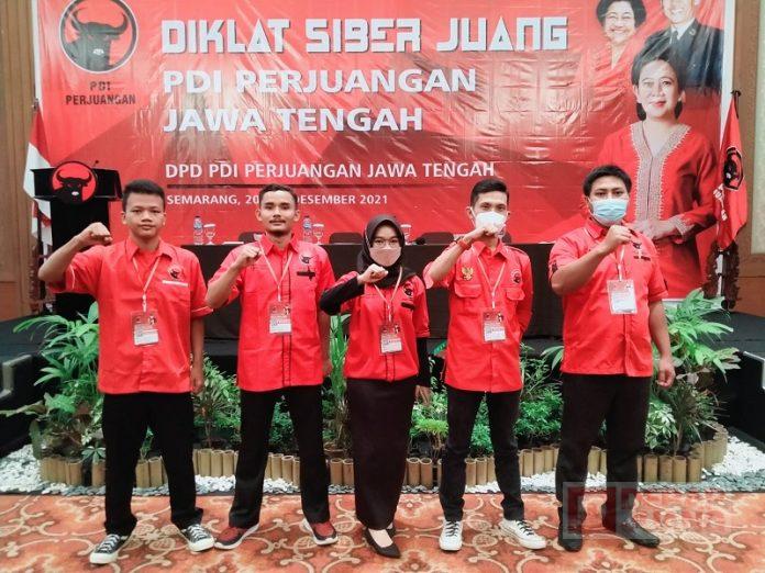 Diklat Siber Juang, Kader Muda Rembang Nampak Serempak dan Antusias