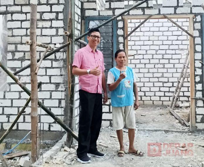 Donny Tinjau Langsung Tahapan Pembangunan Program Bedah Rumah