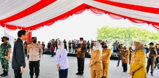 Duet Kader Banteng Grobogan-Blora Terima Kunjungan Presiden Joko Widodo