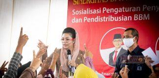 Gelar Sosialisasi BPH Migas, Paramitha Beri Pemahaman Pendistribusian BBM