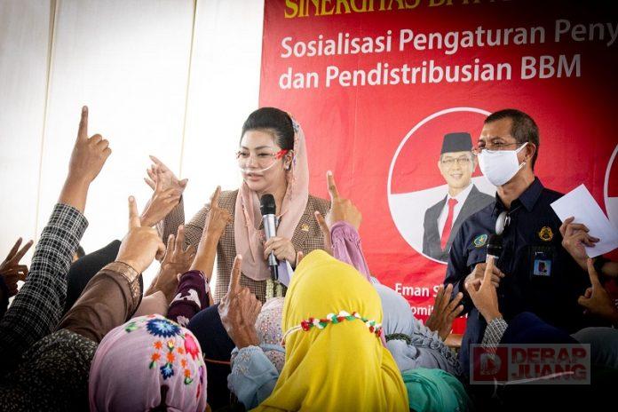 Gelar Sosialisasi BPH Migas, Paramitha Beri Pemahaman Tentang Pendistribusian BBM