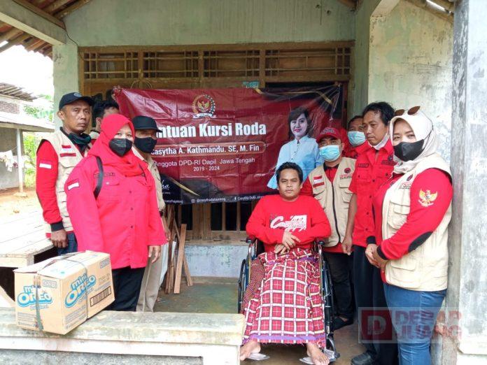 Kepedulian Mbak Casytha Kepada Penyandang Disabilitas di Kecamatan Somagede