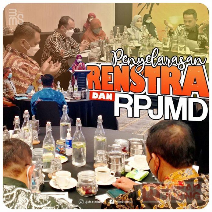 Mbak Eisti Tegaskan, Renstra Harus Selaras dengan RPJMD