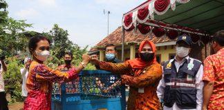 Mbak Etik Apresiasi Program Kotaku Blora 2021 di Desa Tegalgunung