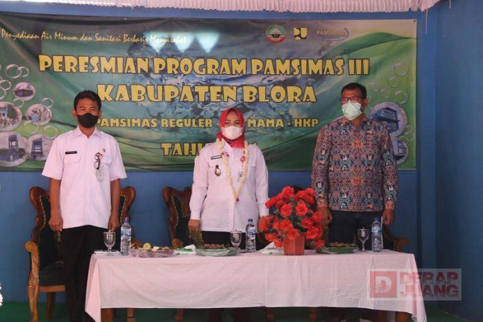 Mbak Etik Resmikan Program Nasional Penyediaan Air Minum