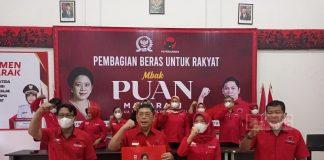 Mbak Puan Bagi 22,5 Ton Beras Premium Di Kebumen