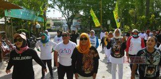 Melalui Senam, Heti Purwani Ajak Kader Partai Bugarkan Tubuh