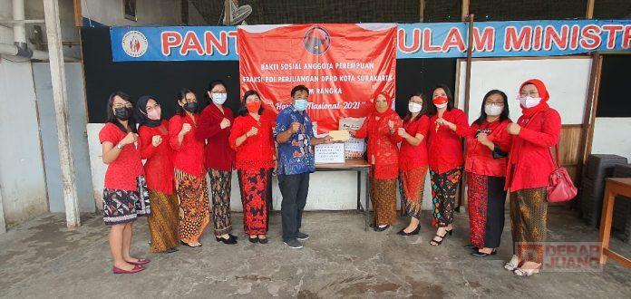 Momentum Hari Ibu, Fraksi Perempuan PDI Perjuangan Surakarta Gelar Bakti Sosial