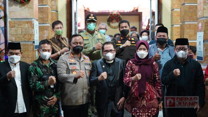 Monitoring Perayaan Natal, Bupati Demak Apresiasi Kesiapsiagaan Petugas