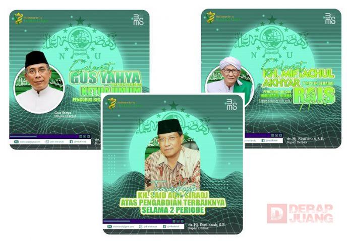 Muktamar NU, Mbak Eisti; Selamat, Terima Kasih, dan Mari Berkhidmat Bersama