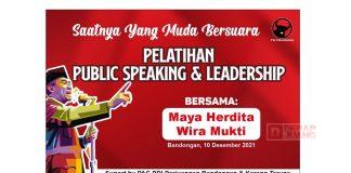 PAC Bandongan Gelar Pelatihan Public Speaking Dan Leadership
