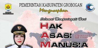 Peringati HAM, Bupati Grobogan Tekankan Aksi Nyata Bagi Anak Muda