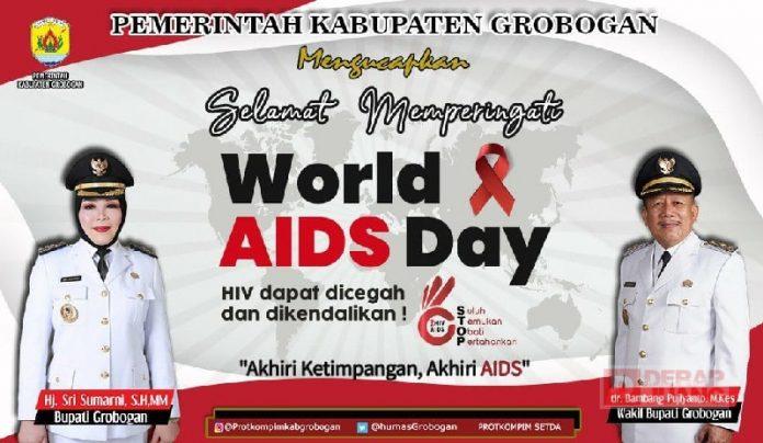 Peringati HIVAIDS, Bupati Grobogan; Pemeriksaan Ibu Hamil Lakukan Rutin