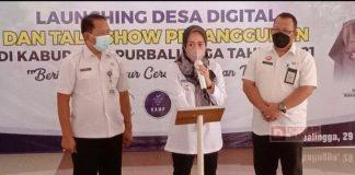 Resmikan Aplikasi Pemdes Karanganyar, Bupati Tiwi: Untuk Mempermudah Layanan Warga