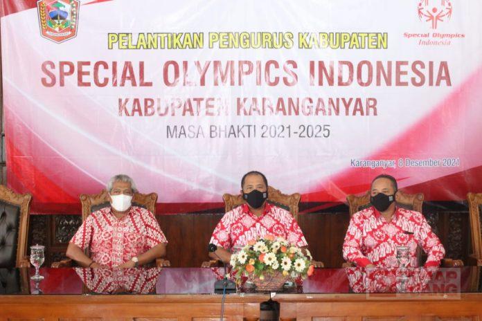 Rober Lantik Pengurus SOIna Kabupaten Karanganyar