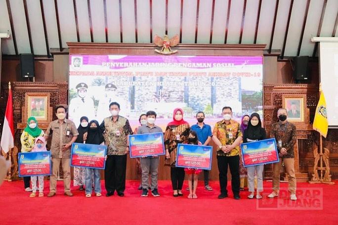 Sri Mulyani Santuni Anak Yatim Piatu Akibat Pandemi Covid-19 di Kabupaten Klaten