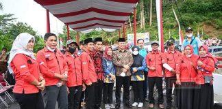 Struktur PAC Sambut Suka Cita Peresmian Jembatan Merah-Putih