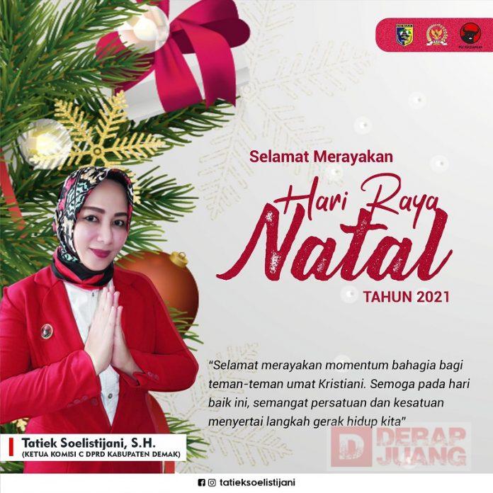 Tatiek Semoga Semangat Persatuan Kesatuan Iringi Perayaan Natal