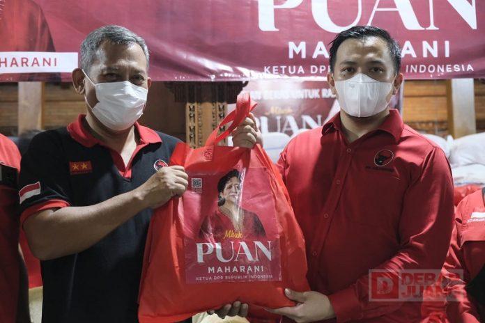 Tebar Manfaat, Mas Gilang Berikan Bantuan 8.000 Paket Sembako (3)