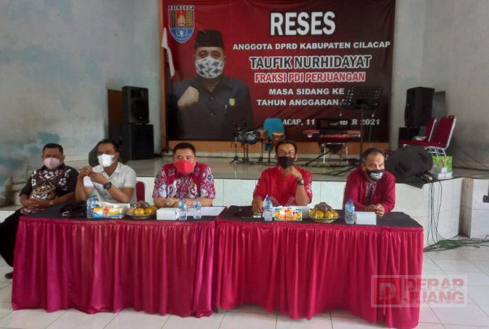 Temui Konstituen, Taufik Jelaskan Tugas DPRD dan Strategi Pemilu