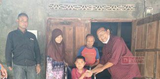 Wujud Kepedulian, Bambang Sutrisno Beri Bantuan Kursi Roda