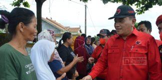 Bagikan 200 Paket Beras Mbak Puan Kepada Warga Winong, Taufik: Ini Sebagai Rasa Syukur Partai