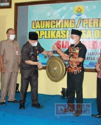 Bambang Pujiyanto Resmikan Pelayanan Desa Berbasis Digital