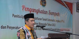 Bupati Afif Aprresiasi Terbentuknya Panitia Adjudikasi PTSL