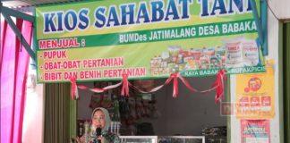 Bupati Tiwi Resmikan Kios Sahabat Tani Desa Babakan