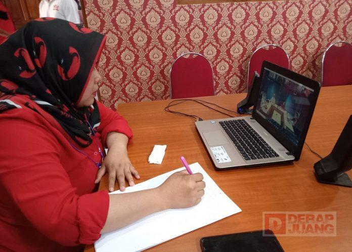 DPC Klaten Ikuti Webinar Festival Kuliner Pendamping Beras