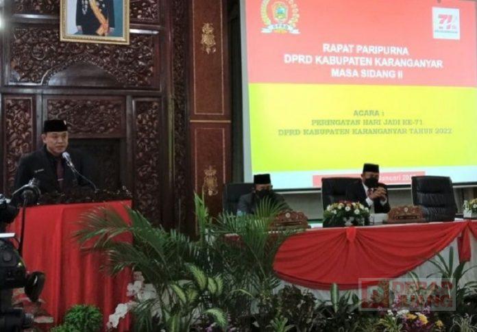 HUT Ke-71 DPRD Karanganyar, Bagus Selo Ajak Perjuangkan Aspirasi Warga