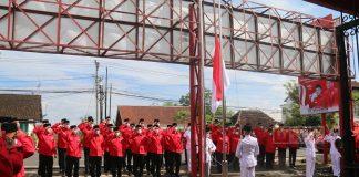 HUT Partai Ke-49, DPC Wonogiri Gelar Upacara Bendera