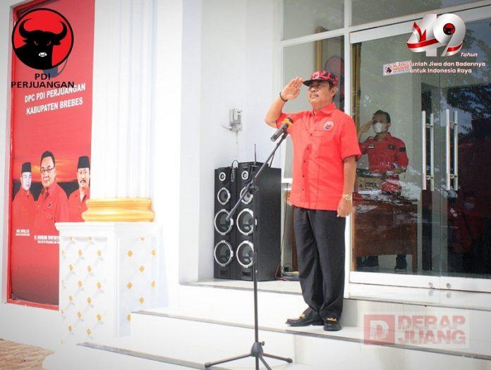 HUT Partai, Ketua DPC PDI Perjuangan Brebes Jasmerah (2)