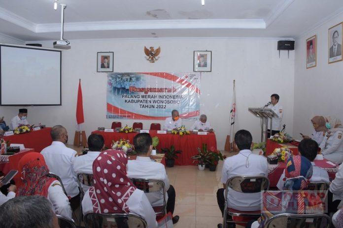 Hadiri Muskab, Bupati Afif Ajak PMI Wonosobo Bersinergi