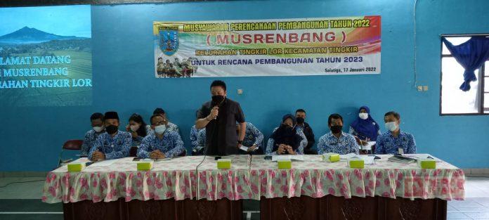 Hadiri Musrenbang, Bung Dance Ingatkan Penerapan Protokol Kesehatan