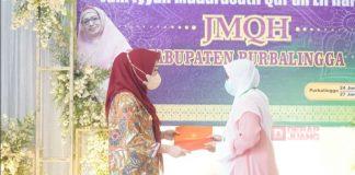 Hadiri Pelantikan Pengurus JMQH, Bupati Tiwi Apresiasi dan Beri Dukungan