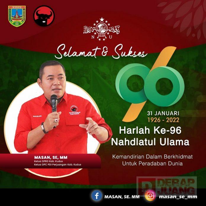 Harlah NU, Masan Bersama Merawat Jagat, Bangun Peradaban