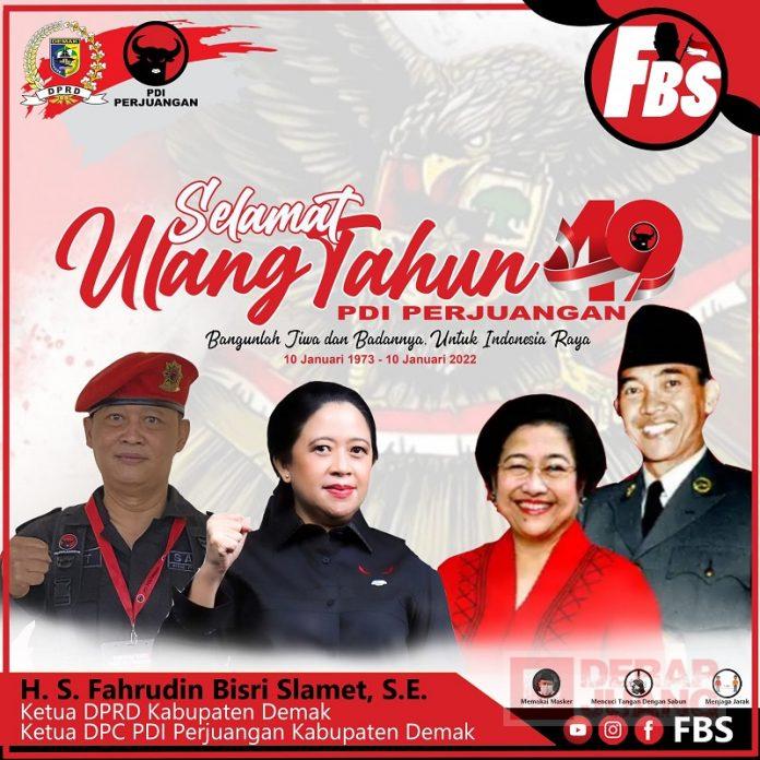 Harlah Partai, Slamet PDI Perjuangan Menangis dan Tertawa Bersama Rakyat