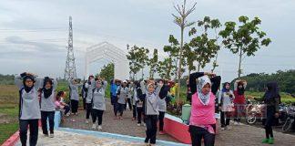 Jaga Kebugaran Tubuh, Endang Suprapti Ajak Kader Partai dan Masyarakat Senam Bersama