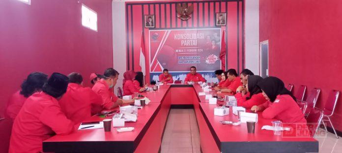 Jelang Perayaan HUT Partai ke-49, PDI Perjuangan Banjarnegara Adakan Rakor