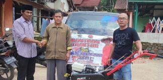 Kelompok Tani di Tegal, Terima Bantuan Alat Pertanian dari Mas Oni