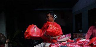 Korps KJ Boyolali Gotong Royong Bagikan Bantuan Mbak Puan