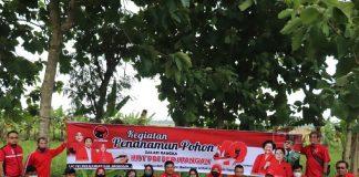 Laksanakan Instruksi Partai, DPC Grobogan Laksanakan Tanam Pohon