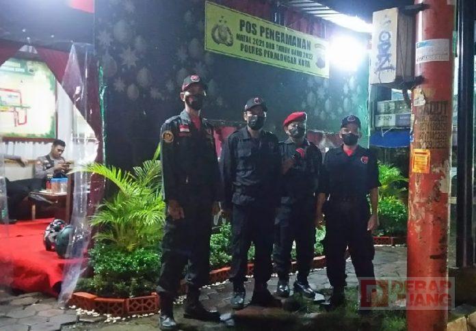 Malam Tahun Baru, 50 Personel Satgas Cakrabuana Jaga Titik Kerumunan di Kota Pekalongan