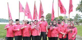 Merawat Bumi, DPC Klaten Gelar Tanam Pohon Di Rowo Jombor