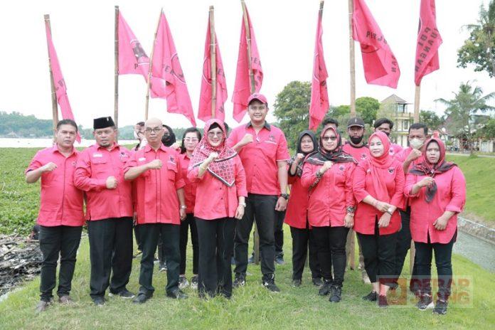 Merawat Bumi, DPC Klaten Gelar Tanam Pohon Di Rowo Jombor (2)