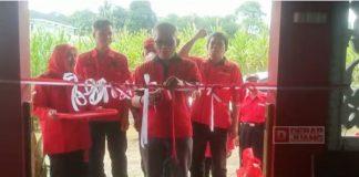 Momentum HUT Partai, Arie Soeprapto Resmikan Kantor Sekretariat PAC Sumbang