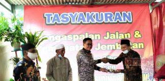 Pak Sam Hadiri Tasyakuran Pembangunan Konektivitas Masyarakat