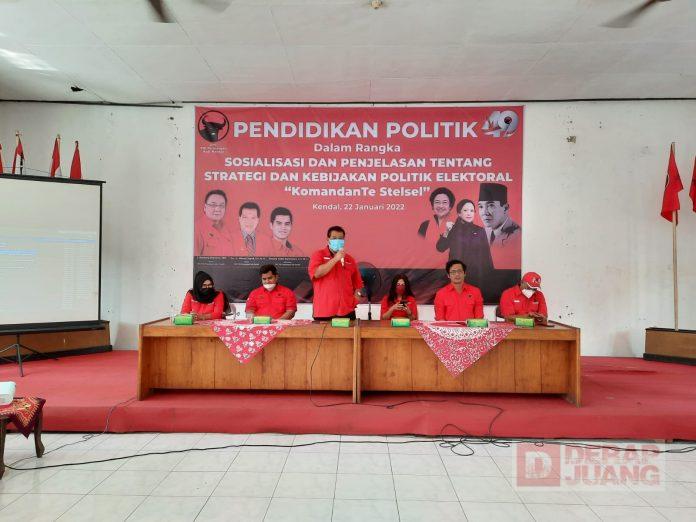 Panaskan Mesin Partai, DPC PDI Perjuangan Kendal Laksanakan Pendidikan Politik