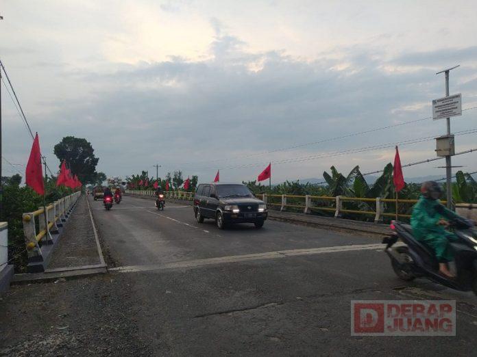 Pasang Ribuan Bendera Partai, DPC Grobogan Siap Meriahkan HUT Partai